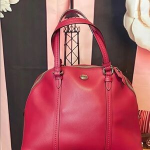 Coach Peyton Cora Domed Satchel. See pics for callouts.